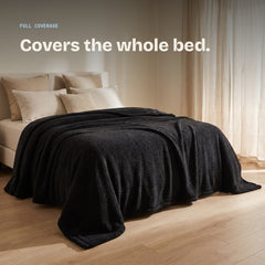 Black | Covers the whole bed
