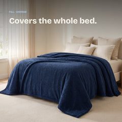 Navy | Covers the whole bed