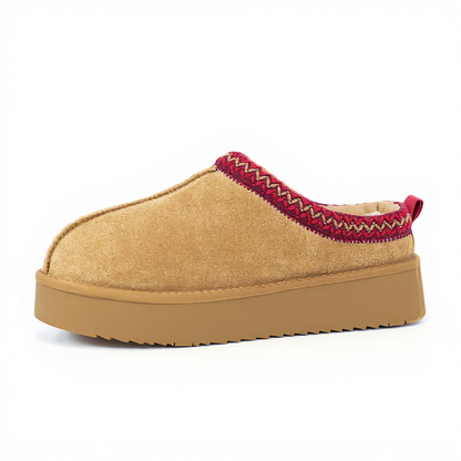 CloudWeave Braided Platform Slippers