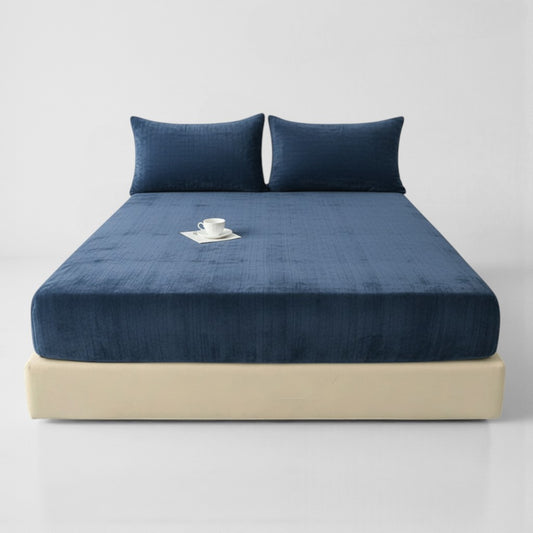 Minimal Cloud Milk Velvet Fitted Sheet