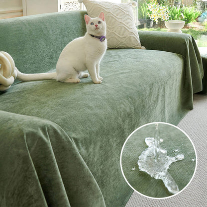 Soft Waterproof Scratch-Resistant Non-Linting Throw Couch Cover