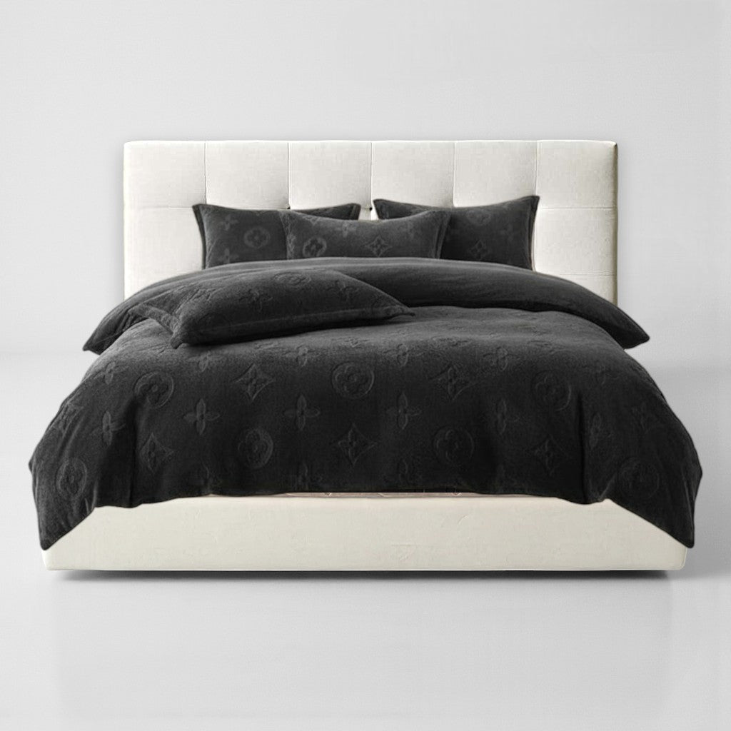 MonoFloral Milk Velvet Bedding