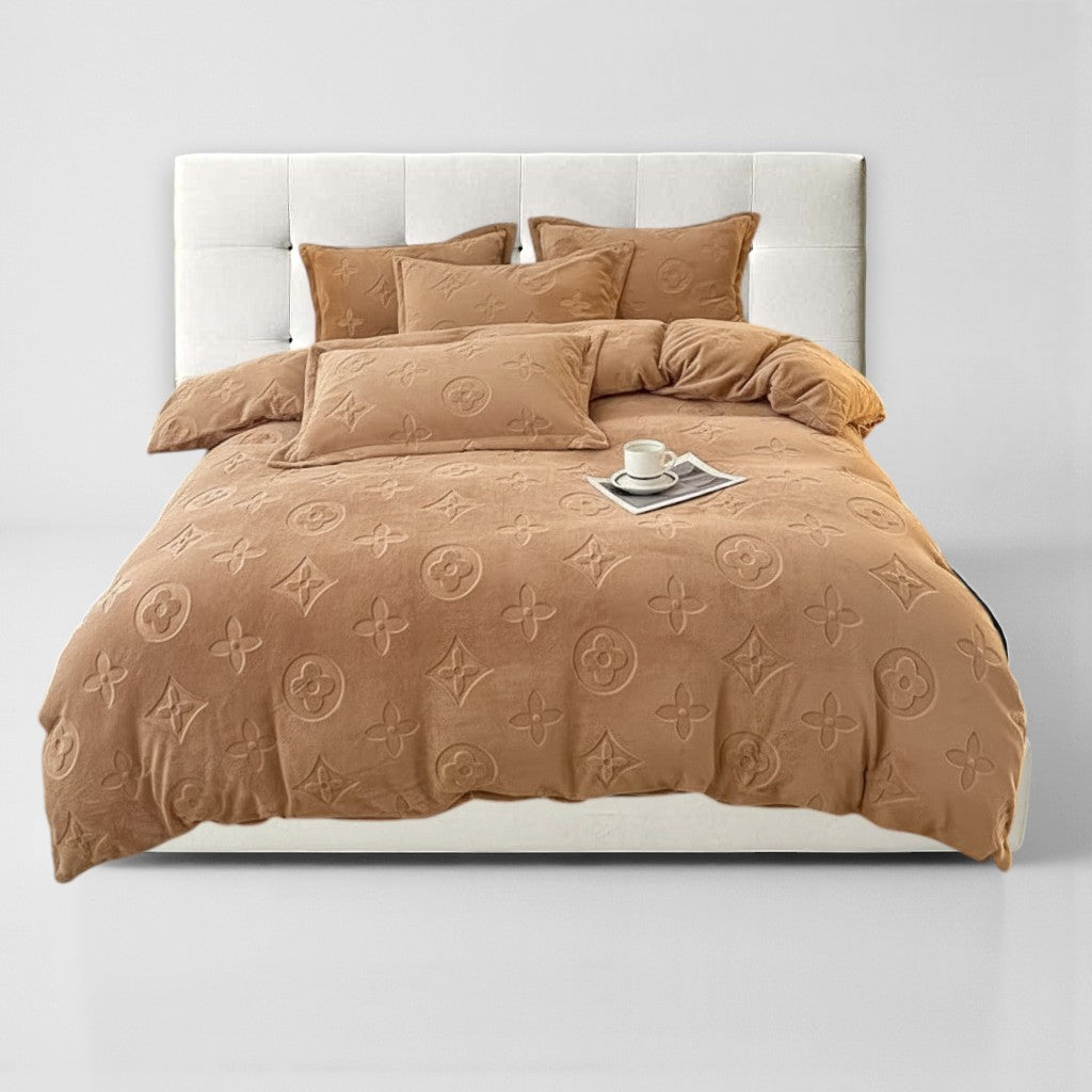 MonoFloral Milk Velvet Bedding