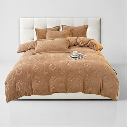 MonoFloral Milk Velvet Bedding