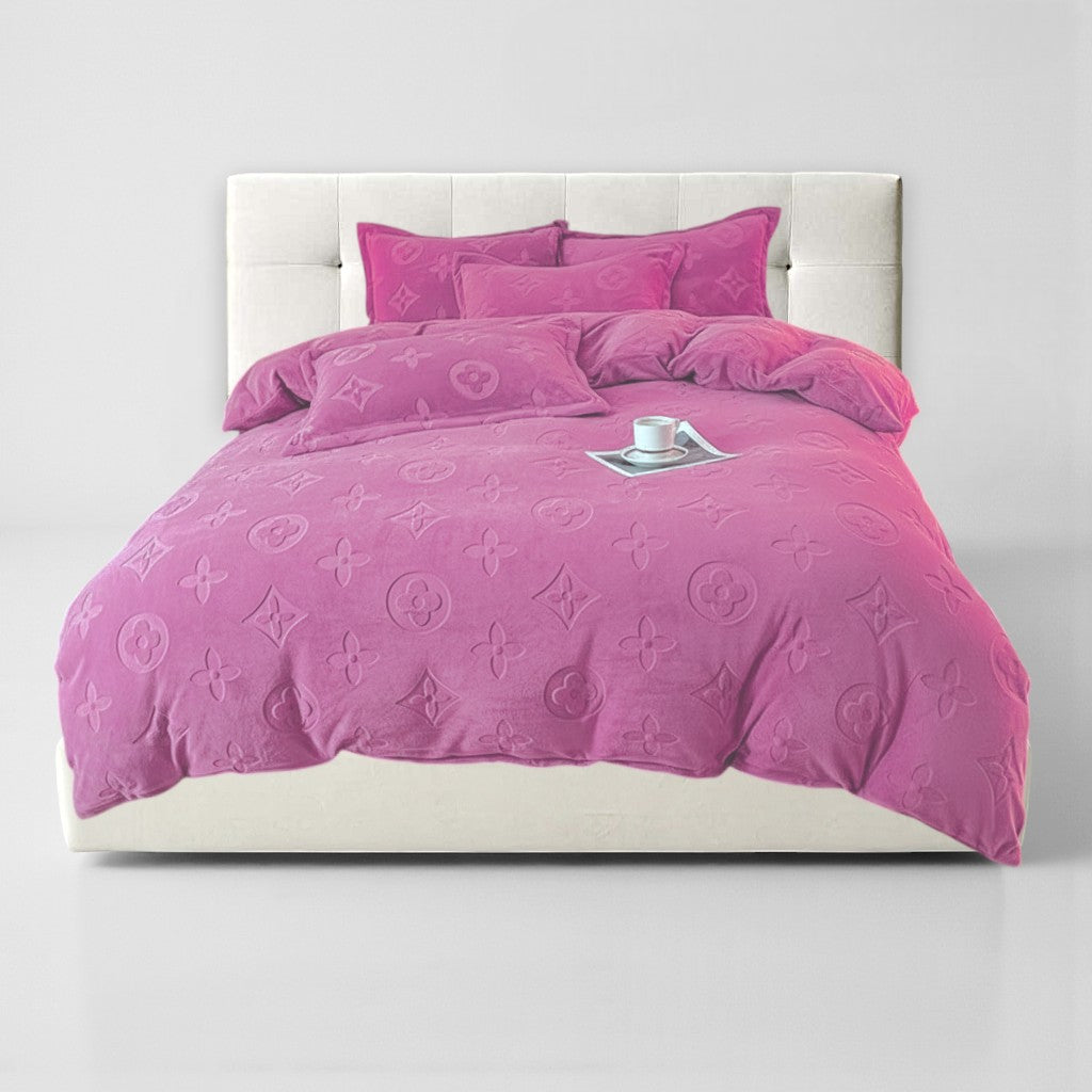 MonoFloral Milk Velvet Bedding