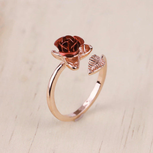 Rose Leaf Ring
