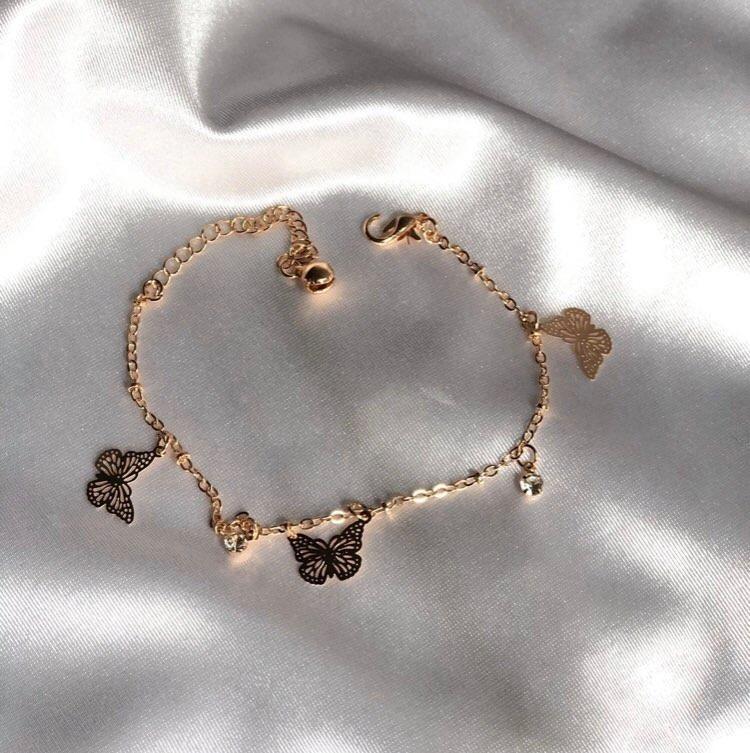 Butterfly Ankle Chain