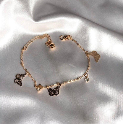 Butterfly Ankle Chain