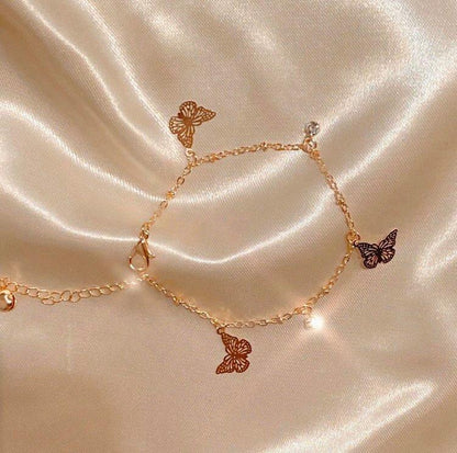 Butterfly Ankle Chain