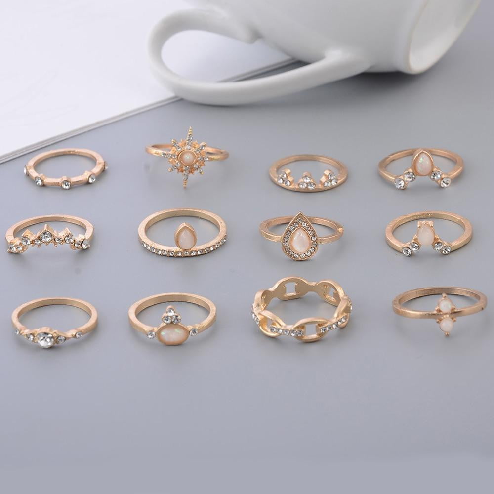 Bohemian Ring Set - Vintage Charmz