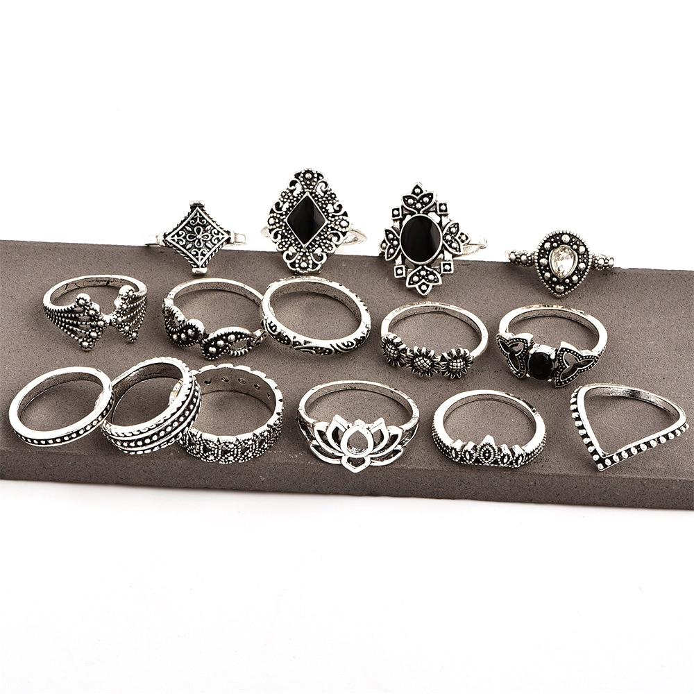 Crystal Iconic Ring Set