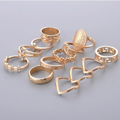 Mary Cross Ring  Set