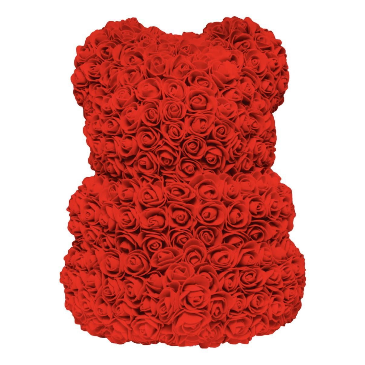 Bear of Roses Love Heart - Vintage Charmz
