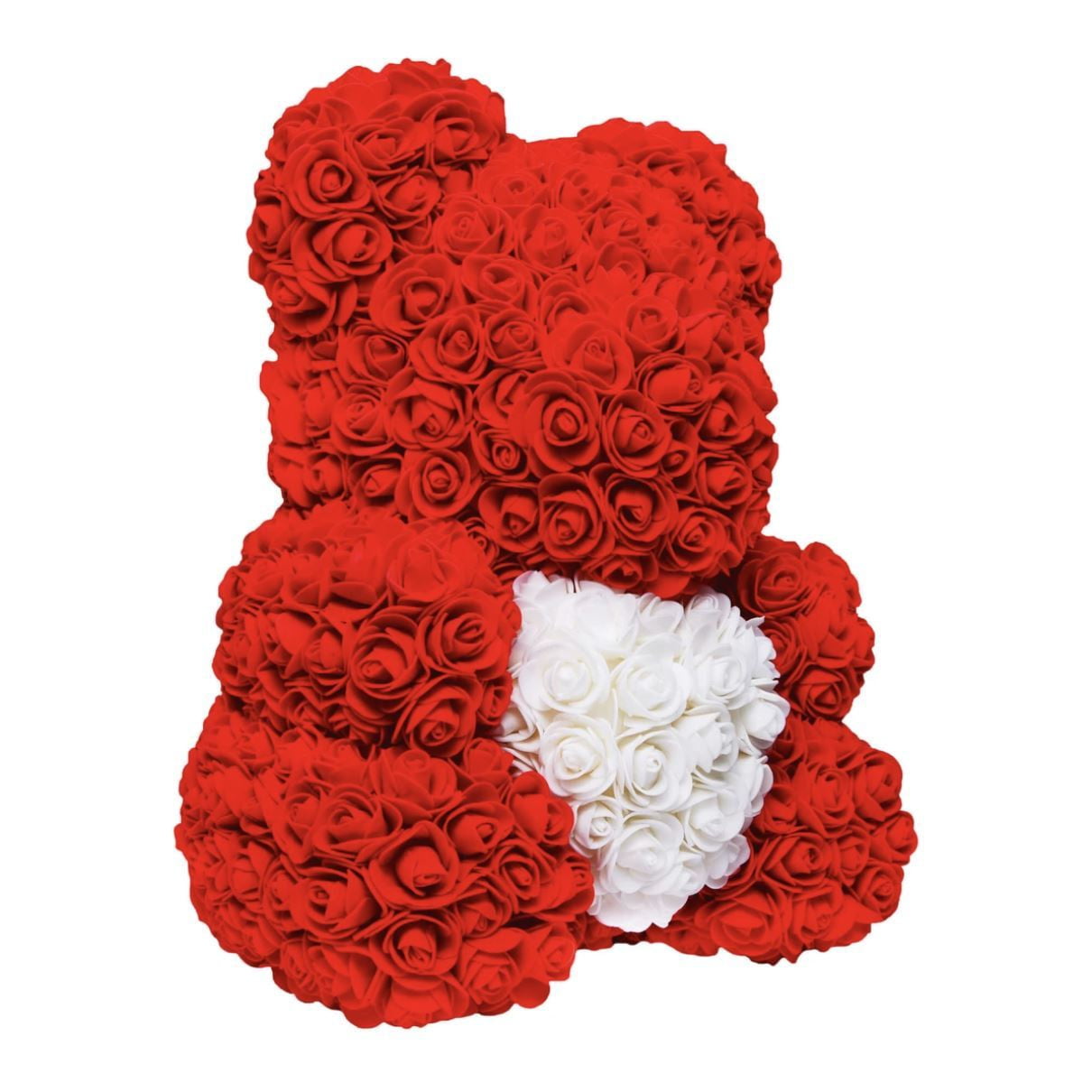 Bear of Roses Love Heart - Vintage Charmz