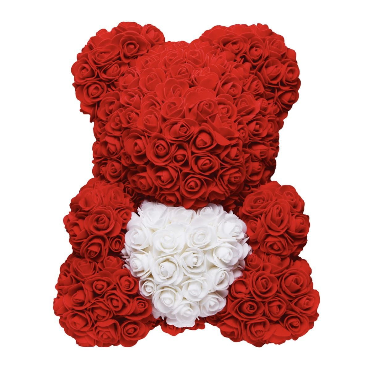 Bear of Roses Love Heart - Vintage Charmz