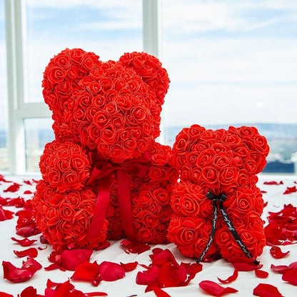Teddy bear in Roses