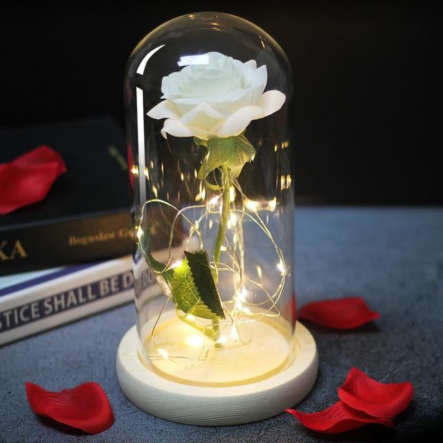 Eternal Rose - Bright White - Vintage Charmz