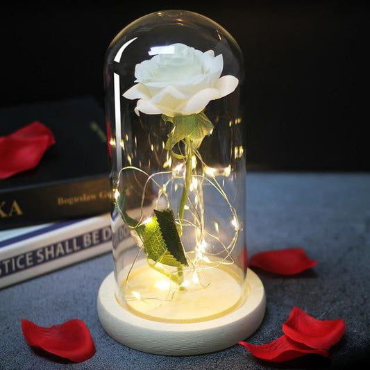 Eternal Rose - Bright White - Vintage Charmz