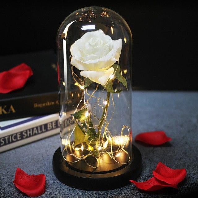 Eternal Rose - Bright White - Vintage Charmz