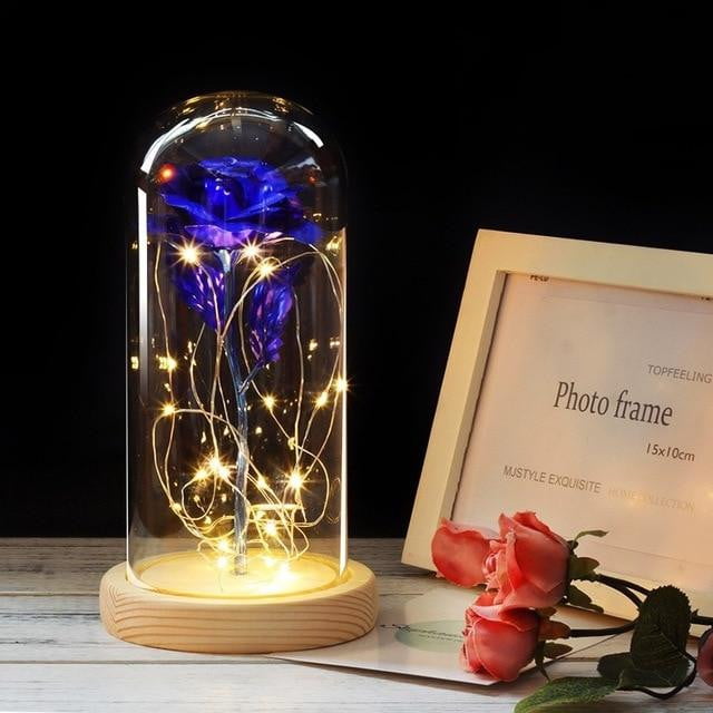 Eternal Rose - Luminous Blue - Vintage Charmz