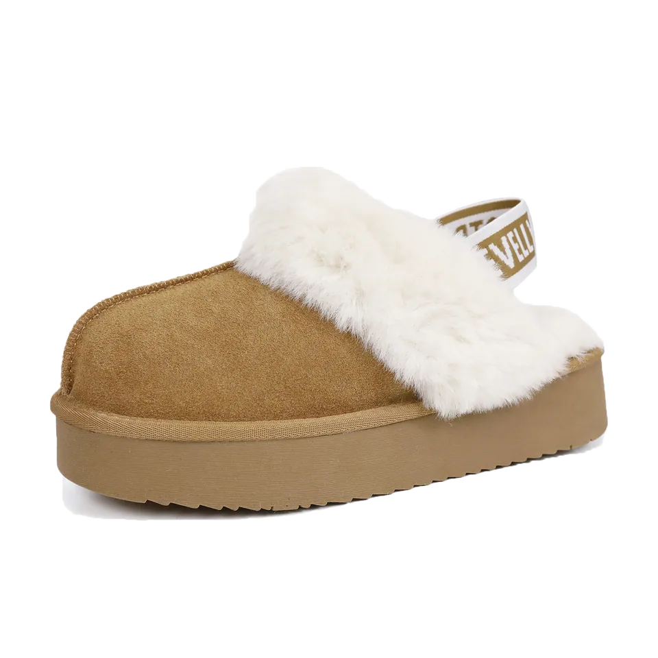 CloudStep Furry Platform Slippers