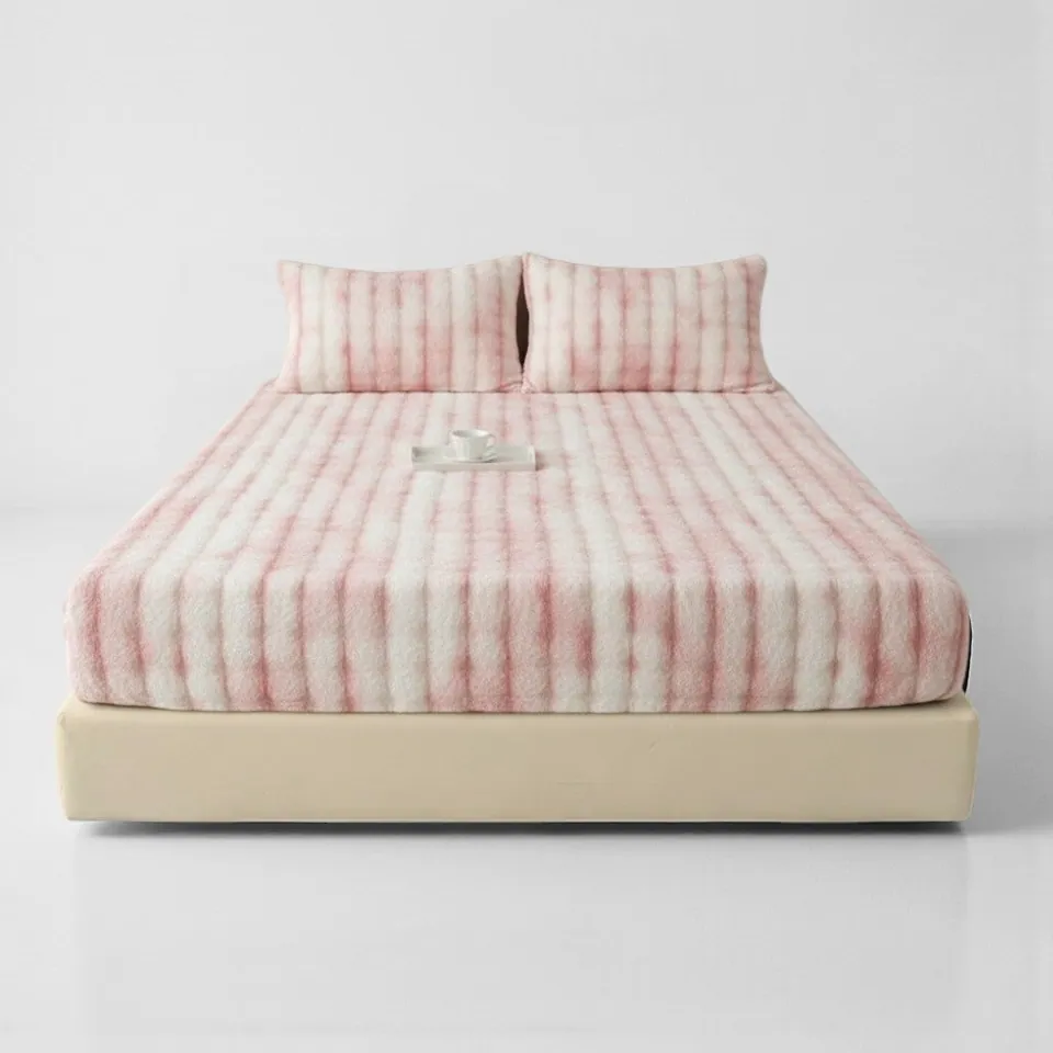 Faux Rabbit Plush Fitted Sheet