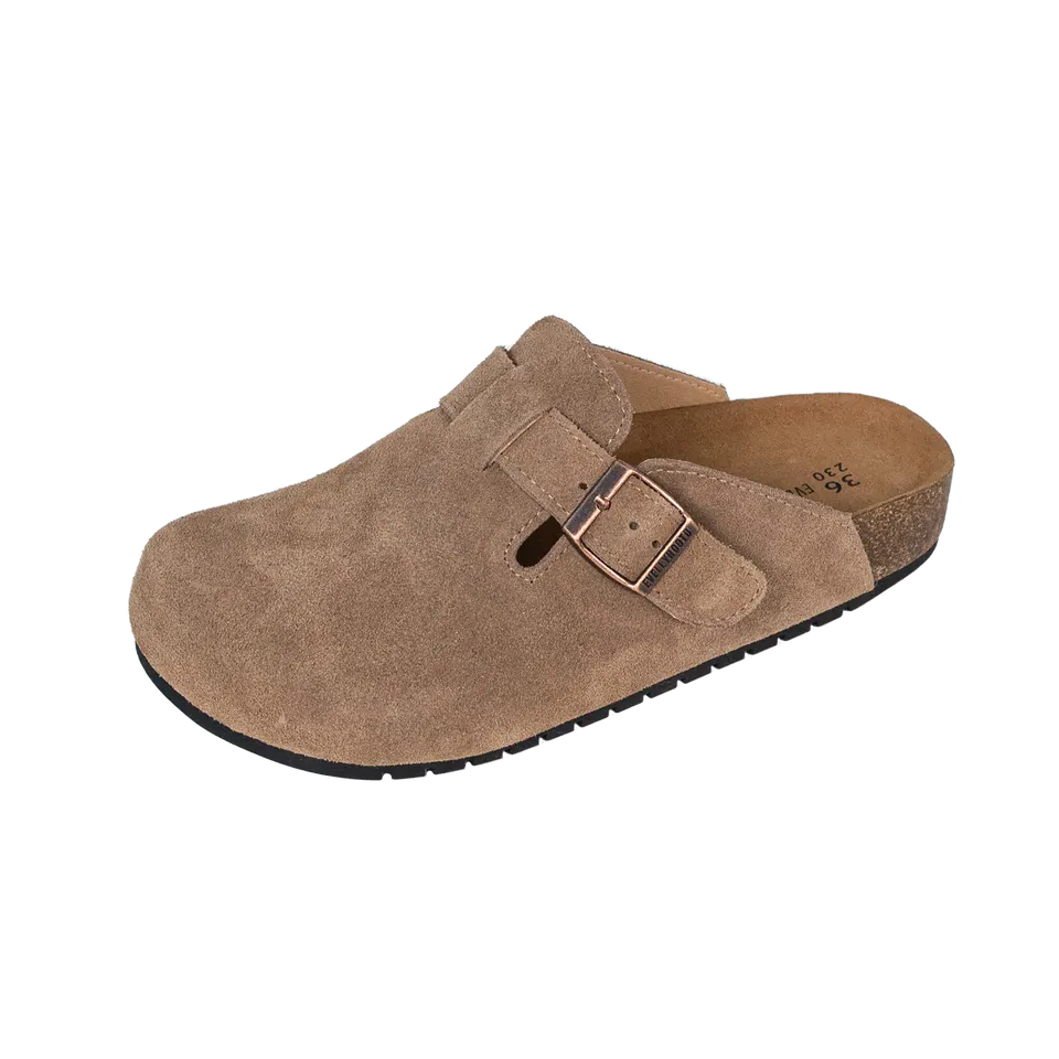 CloudTread Suede Cork Clogs